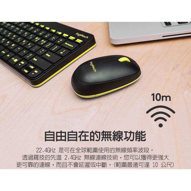 Logitech 羅技 MK240 NANO 無線鍵盤滑鼠組-細節圖4