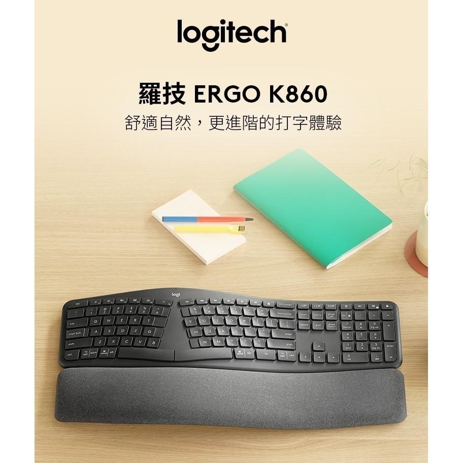 Logitech 羅技 ERGO K860人體工學鍵盤-細節圖3