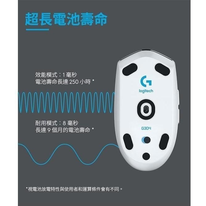 Logitech G 羅技 G304 LIGHTSPEED 無線遊戲滑鼠-細節圖8