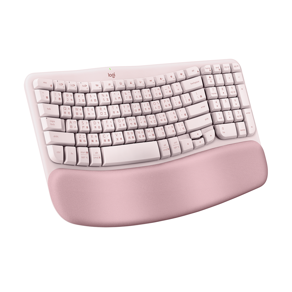 Logitech 羅技 Wave Keys 人體工學鍵盤-細節圖10
