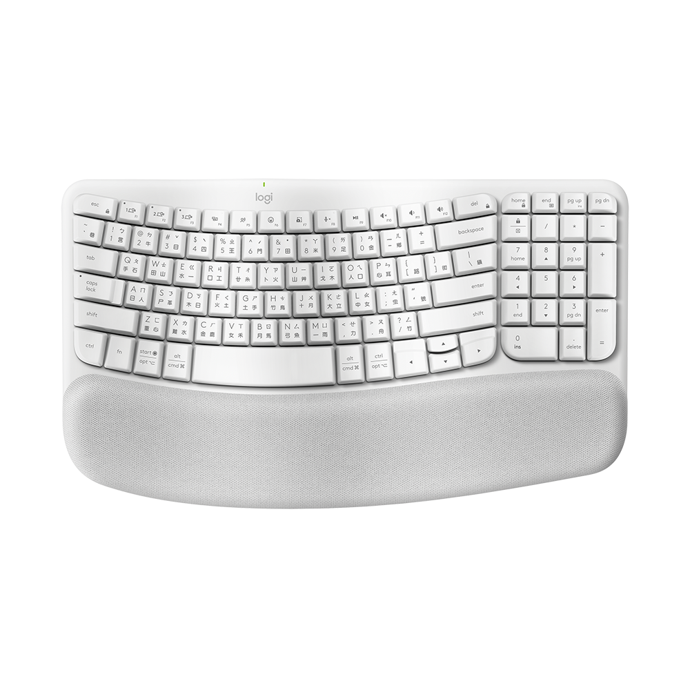 Logitech 羅技 Wave Keys 人體工學鍵盤-細節圖3