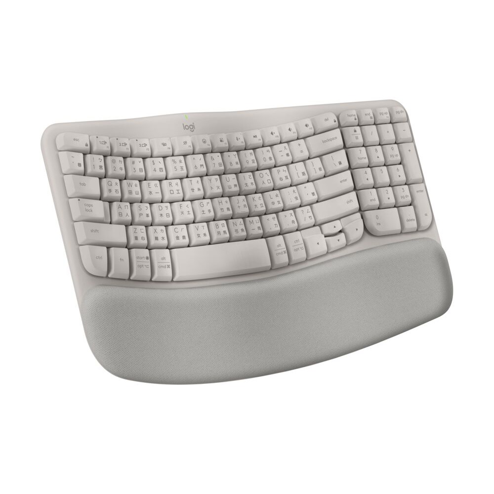 Logitech 羅技 Wave Keys 人體工學鍵盤-細節圖9