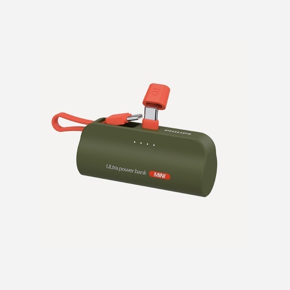 PHILIPS 飛利浦 口袋行動電源 Type-C (iPhone 15適用) 有Wh顯示-細節圖2