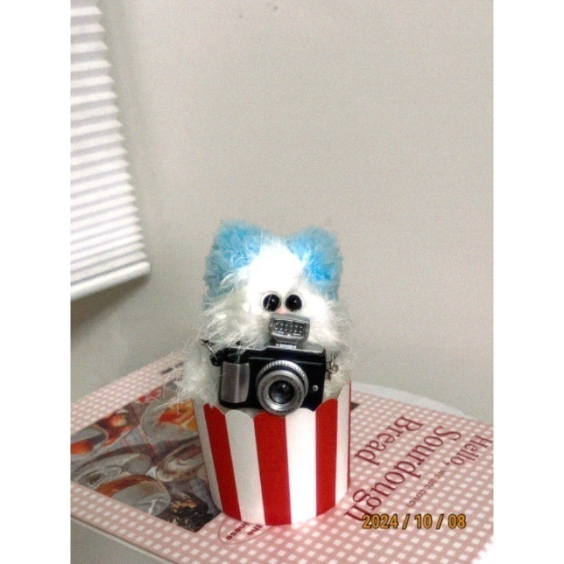 【𝐊𝐢𝐲𝐨𝐧𝐢𝐮扭來扭去︎】長毛貓貓 相機特殊款 - 扭扭棒吊飾-細節圖5