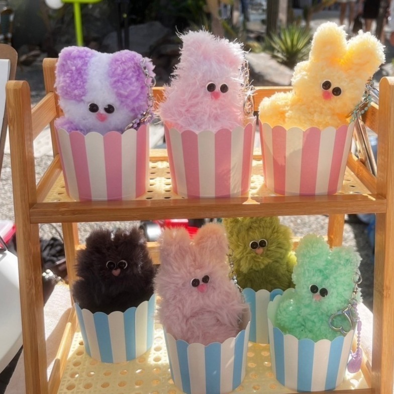 【𝐊𝐢𝐲𝐨𝐧𝐢𝐮扭來扭去︎】短毛兔兔B區 - 扭扭棒吊飾-細節圖2