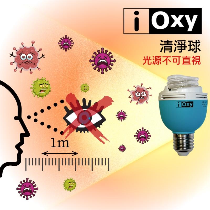 IOXY 微型清淨器禮盒 ​雙燈球（極境光/ 清淨球 超強抗菌除味組合） CCFL 抗菌燈球-細節圖4