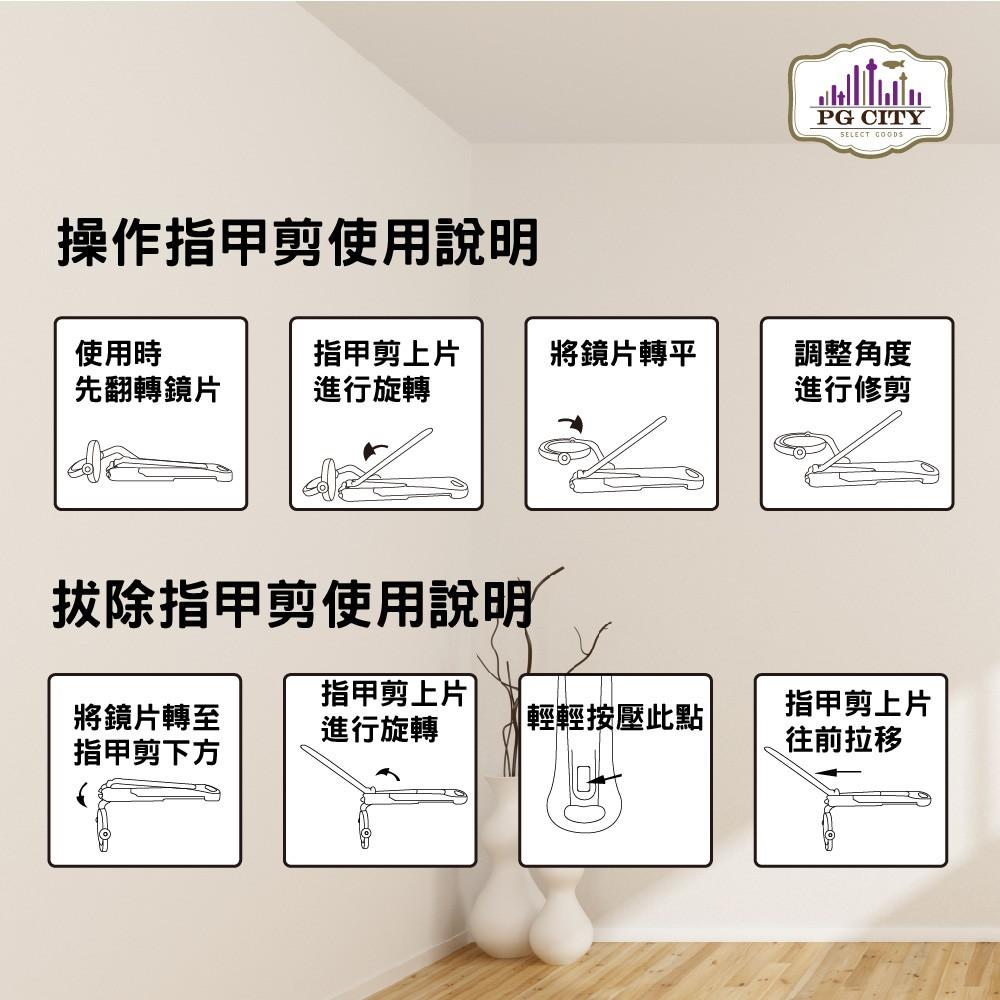 B690 高級放大鏡指甲剪  PG CITY-細節圖3