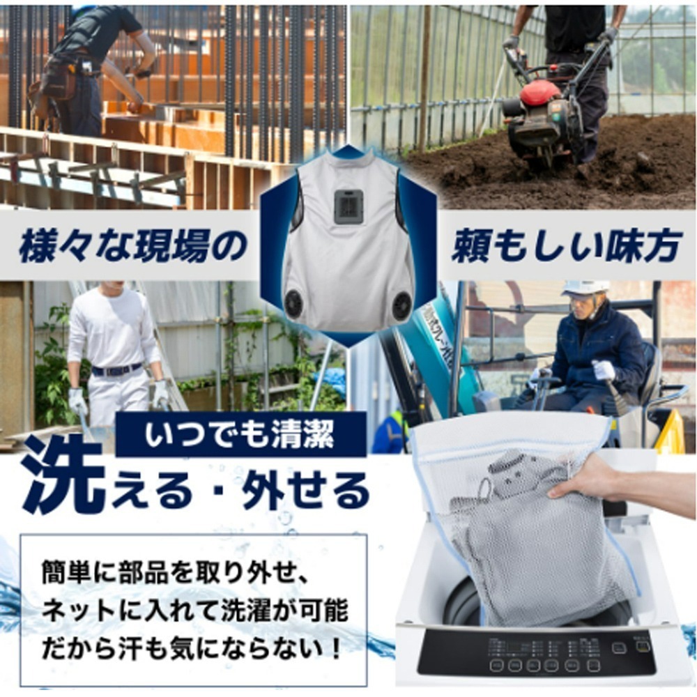 THANKO 日本 極冷行動空調背心 冷藏庫制冷器＋雙強力風扇 專利技術 夏天室外救星冷感體驗 冰風衣-細節圖8