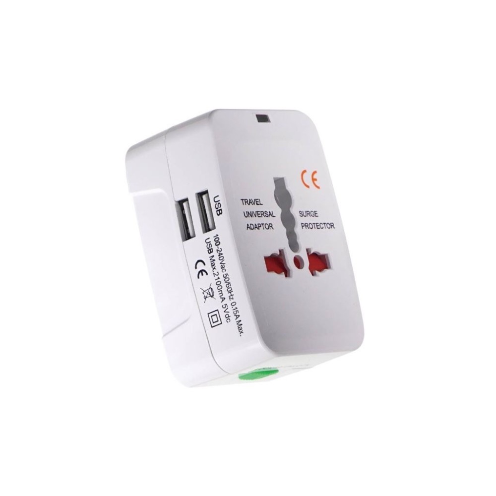 【24小時出貨】【太星電工】AA302 全球旅行用轉換插座 雙USB-A插座-細節圖2