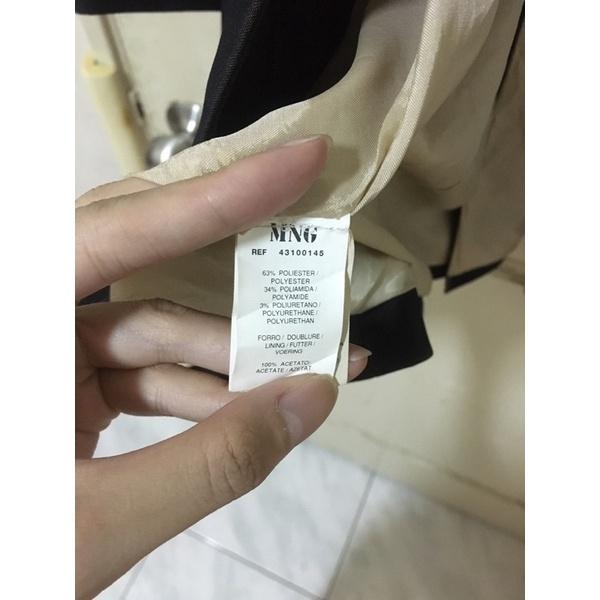 Mango 全新黑色西裝外套大衣(西班牙製造)-細節圖5