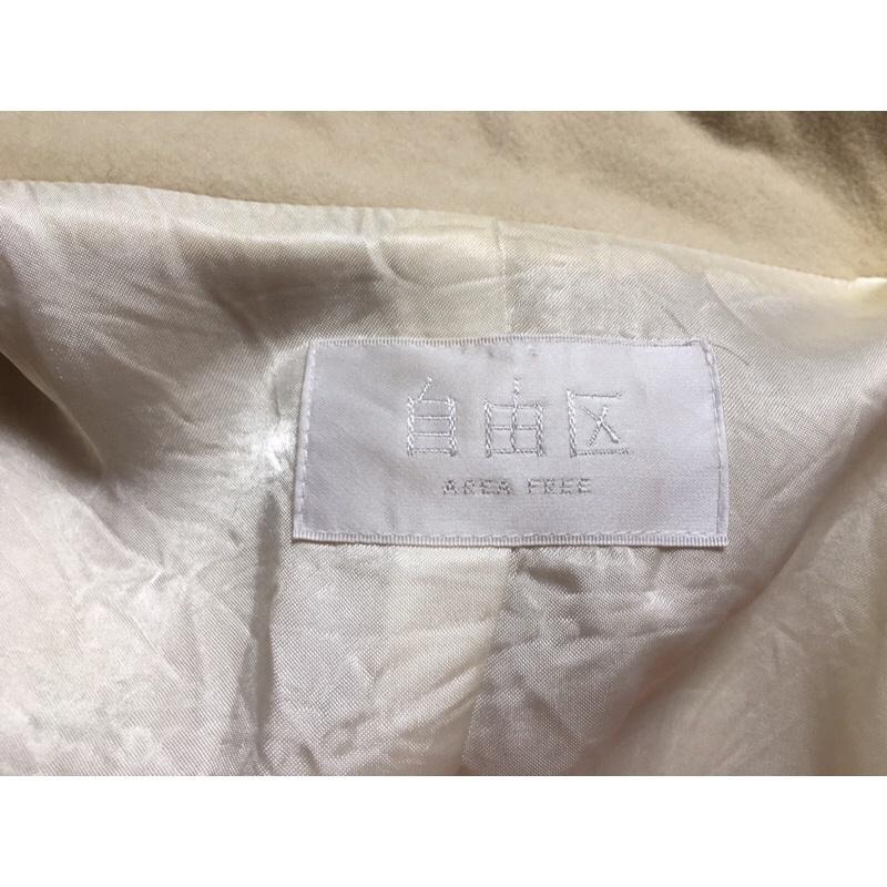 自由區雙排扣羊毛外套大衣-細節圖3