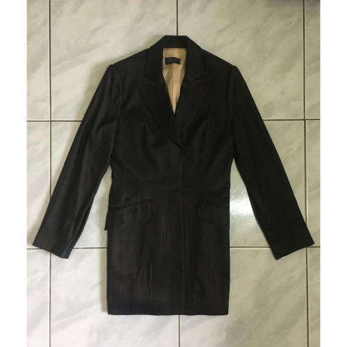 Mango 全新黑色西裝外套大衣(西班牙製造)