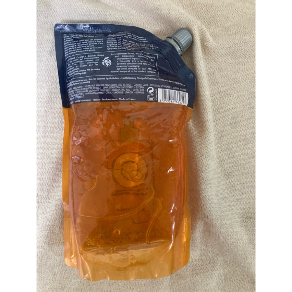 【L’OCCITANE 歐舒丹】潔手沐浴液式皂補充包 500ml 乳油木馬鞭草-細節圖2