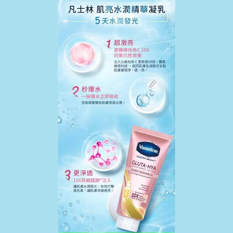 凡士林肌亮水潤精華凝乳70ml（3入）-細節圖2