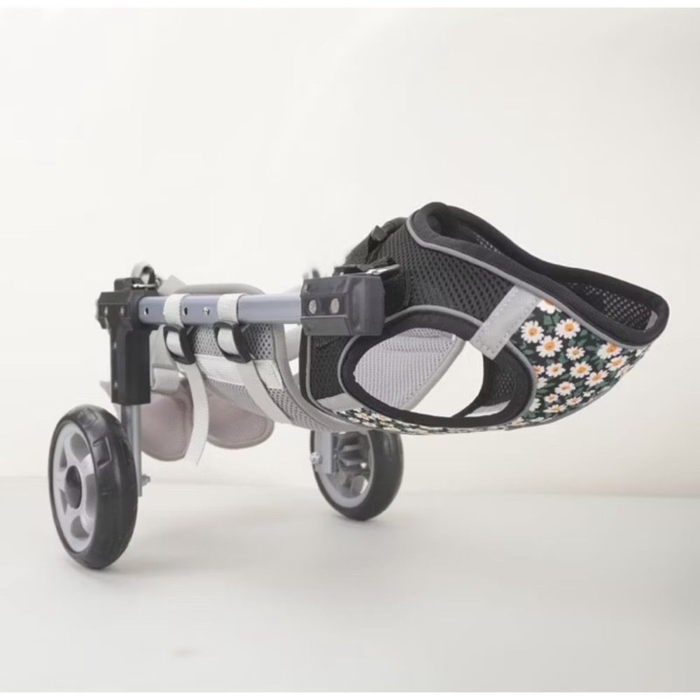 現貨｜日本寵物輪椅 S號｜犬貓後肢癱瘓輔助車｜復健助行車｜老犬老貓後腳無力代步車-規格圖4