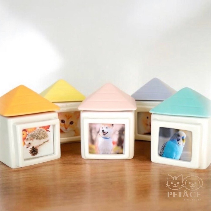 預購｜寵物紀念骨灰罐・小房子造型相框款｜狗狗貓咪骨灰收納紀念盒｜療癒擺飾-細節圖2