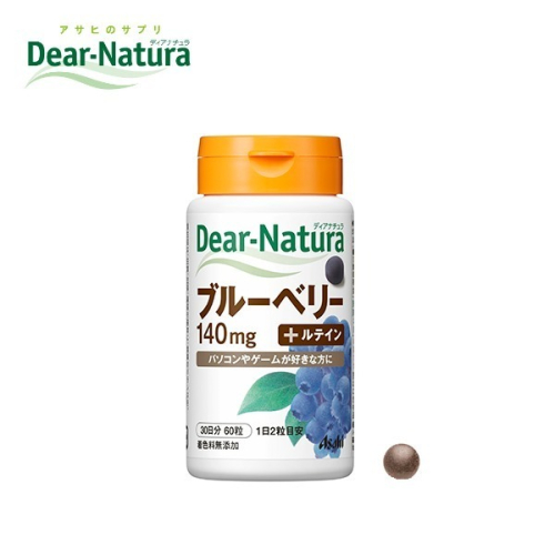 日本 朝日 Asahi Dear Natura 葉黃素+藍莓黑醋栗 30天份 / 60粒