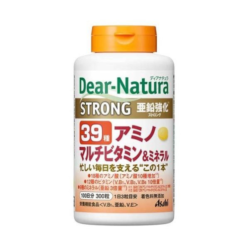 日本 朝日 Asahi Dear Natura 39種 綜合維他命+胺基酸+複合礦物質 100天份