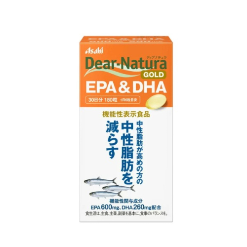 現貨 Asahi 朝日 Dear Natura EPA &amp; DHA魚油 30天份 180粒