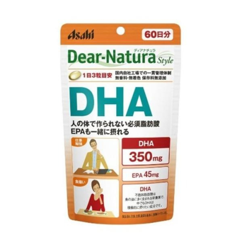 現貨 朝日 Asahi Dear-Natura DHA EPA 魚油 60天份