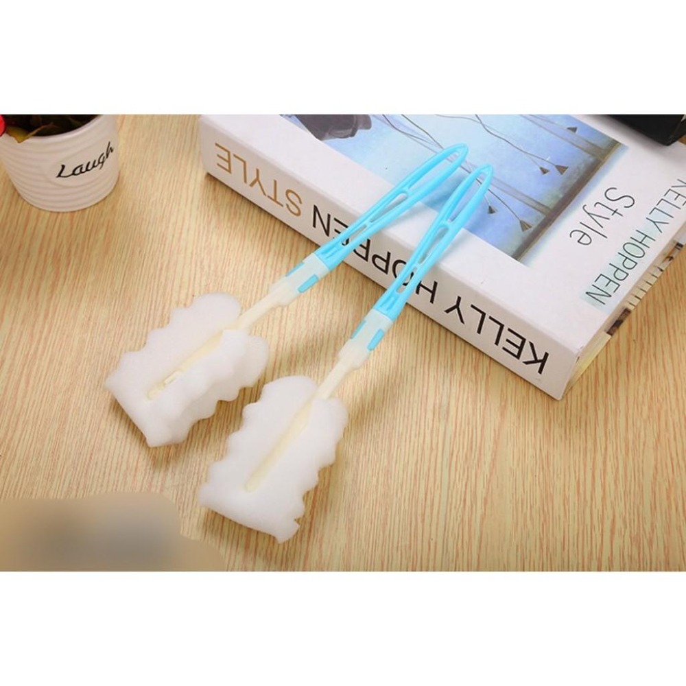 🌈現貨🌈外出攜帶型奶瓶刷/長柄可拆卸奶瓶刷 /海綿清洗杯刷/廚房清潔刷 /保溫杯玻璃杯杯刷-細節圖5