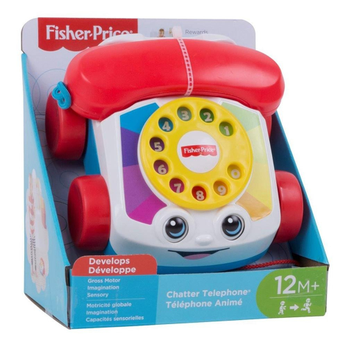 Fisher-Price費雪經典可愛電話/12M+/寶寶玩具