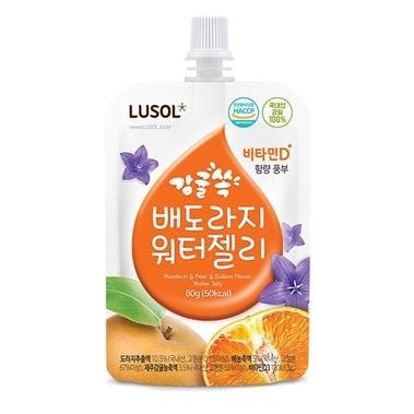 韓國 LUSOL 桔梨橘子果凍/80g