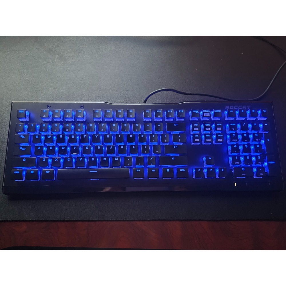 (非新品) 德國冰豹 ROCCAT Vulcan 80 機械式鍵盤茶軸英文藍光(108鍵)-細節圖3