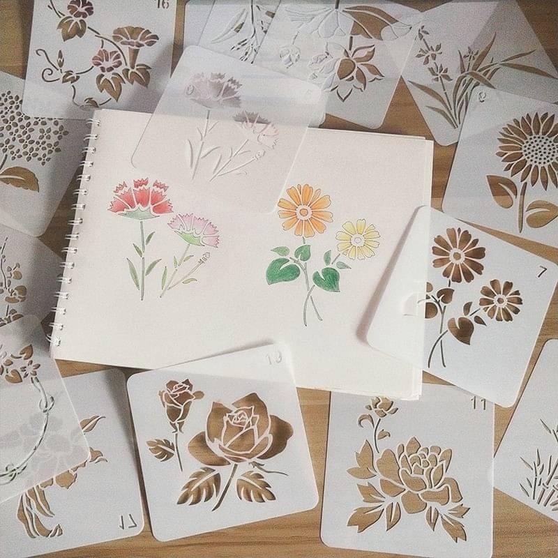 【現貨 兒童描繪模板】兒童鏤空繪畫模板（80張） 描繪模板 學習繪畫 美勞 創作-細節圖2