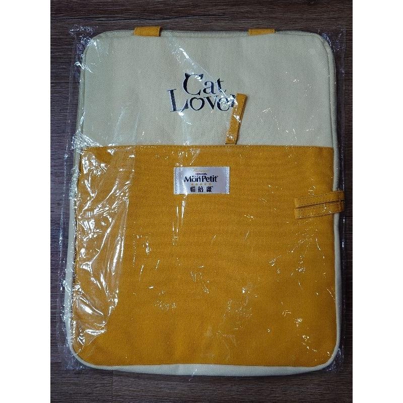 貓倍麗 15吋 電腦包-黃-細節圖3