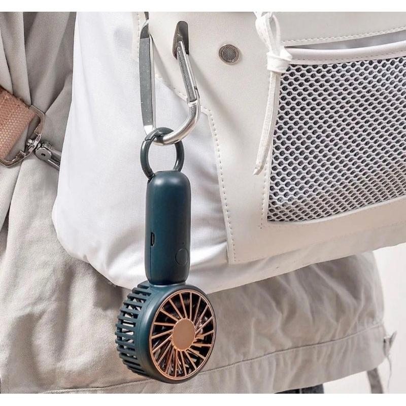 H2 PRO BUCKLE MINI FAN 可掛勾 手持 站立 USB小風扇（墨綠色）-細節圖6