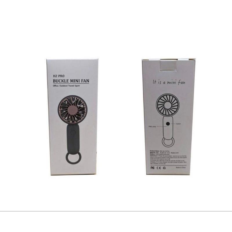 H2 PRO BUCKLE MINI FAN 可掛勾 手持 站立 USB小風扇（墨綠色）-細節圖7