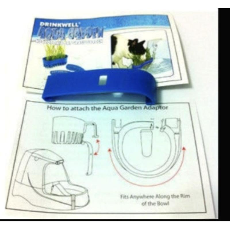 美國原廠 Drinkwell Aqua Garden 水耕盒+白金版接合器-細節圖3