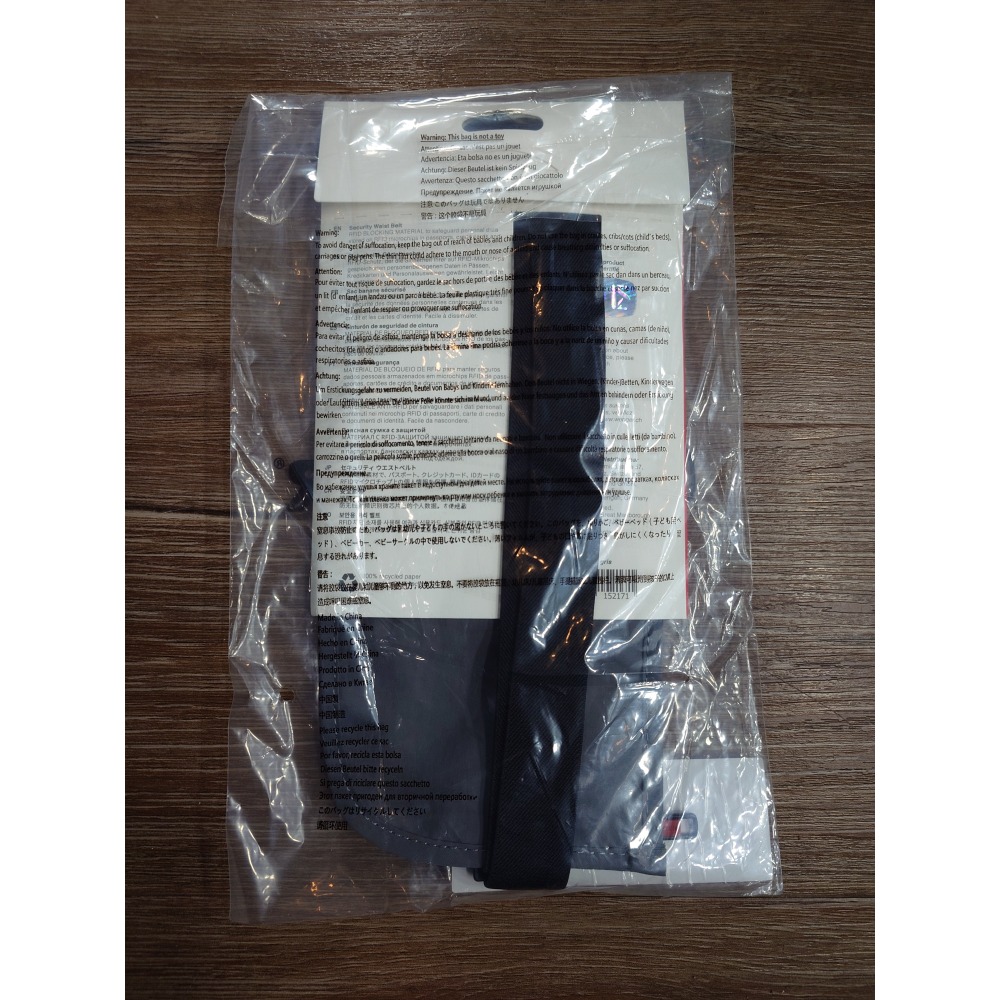 WENGER 威戈 口袋腰包 RFID / 灰（如照片外袋有贈品貼紙，背面有刺繡英文）-細節圖2