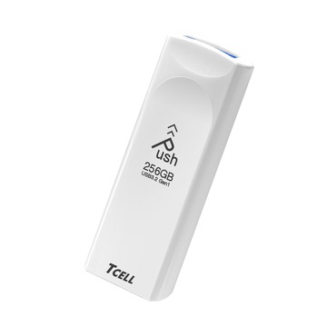 TCELL 冠元 USB3.2 Gen1 1TB Push推推隨身碟（珍珠白）-細節圖3