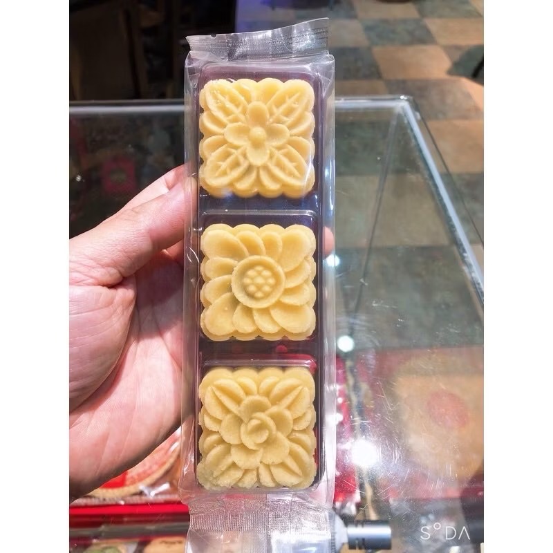 綠豆包紅豆花花造型