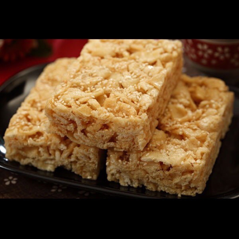 《餅乾先生》訂婚結婚沙其馬(沙琪瑪)，軟式不甜不膩不黏牙，香濃傳統口味買10送1!小塊長方形攜帶方便-細節圖3