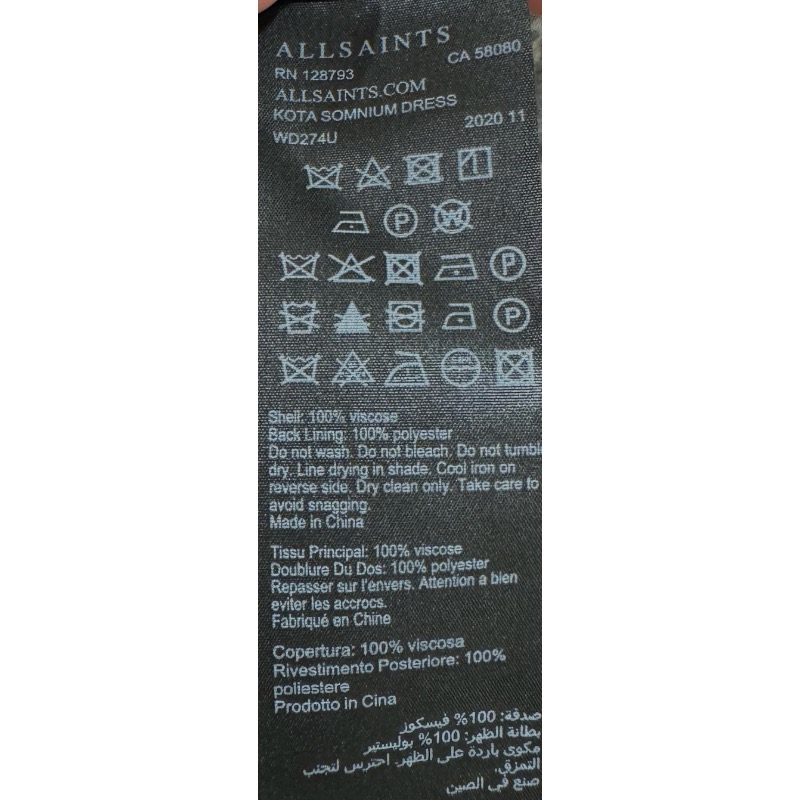 ALLSAINTS洋裝（全新）-細節圖3