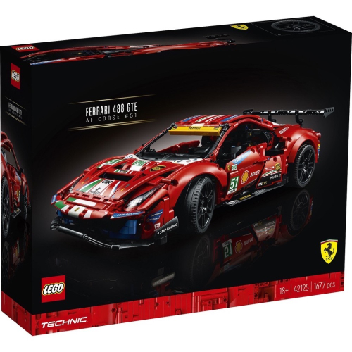 LEGO 樂高 科技系列 42125 Ferrari 488 GTE 公司貨