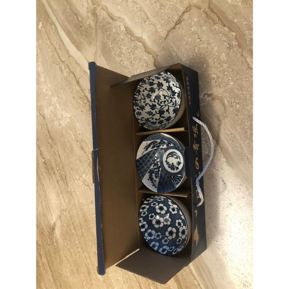 日式瓷碗三入套組 強化瓷-細節圖4