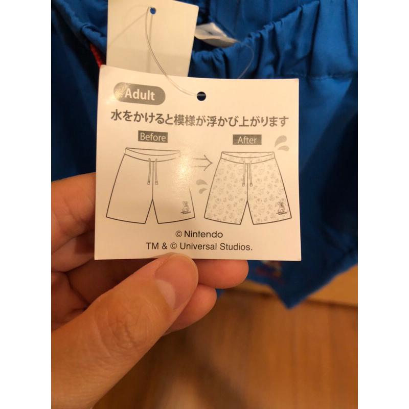 限量絕版 全新日本大阪環球影城 瑪利歐遇水變色上衣及褲子-細節圖3