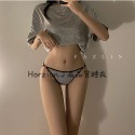 【在台現貨24H私密發】法式情調小心機內褲 丁字褲女生內褲內褲三角褲角色扮演情趣睡衣睡裙夜店情人節(D005)-規格圖9