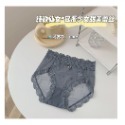 【在台現貨24h發】中高腰柔軟透氣純棉蕾絲內褲 三角褲丁字褲女生內褲角色扮演情趣睡衣睡裙夜店情人節(D-024-規格圖9