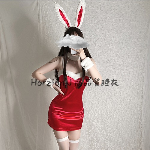 【在台現貨24H私密發】聖誕女郎角色扮演套裝 聖誕節禮物戰鬥服角色扮演情趣睡衣睡裙夜店情人節(A035)-細節圖5