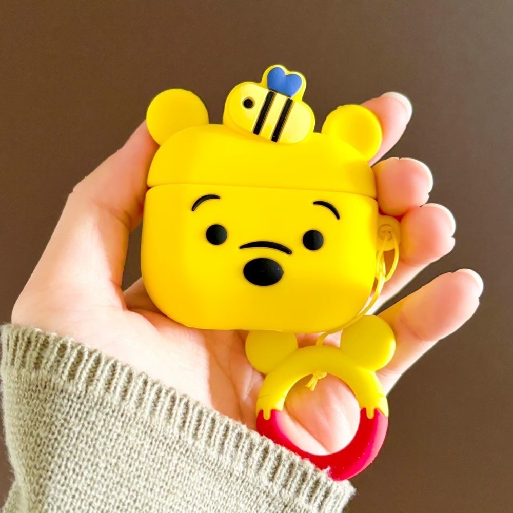 【JE買2送1】造型AirPods保護套 維尼 史迪奇 三眼怪 適用1/2代 Pro 3代-細節圖4