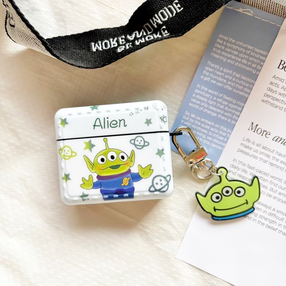 【JE買2送1】造型AirPods保護套 維尼 史迪奇 三眼怪 適用1/2代 Pro 3代-細節圖5