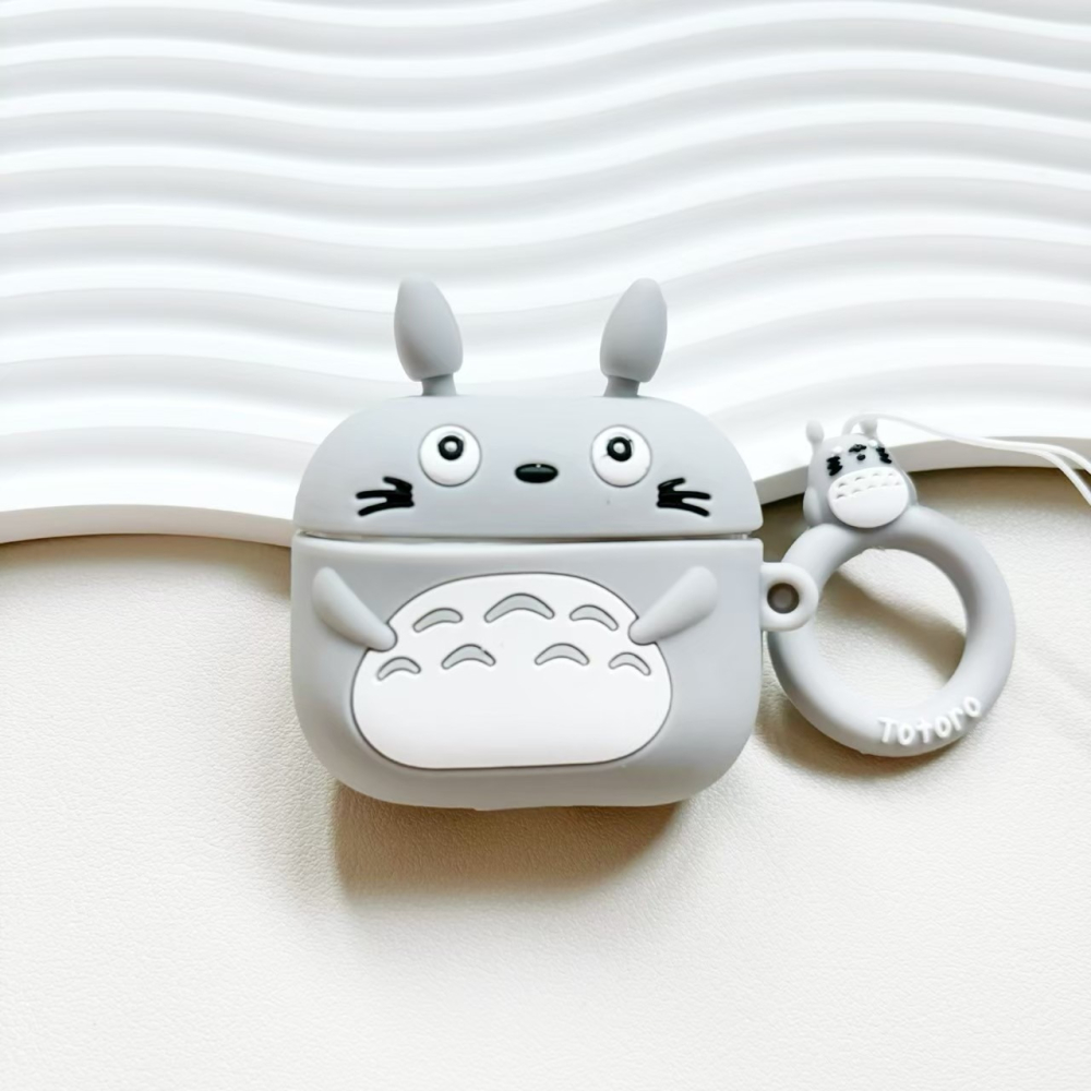 【JE買2送1】造型AirPods保護套 米奇 幽靈 鯊魚 適用1/2代 Pro 3代-細節圖4