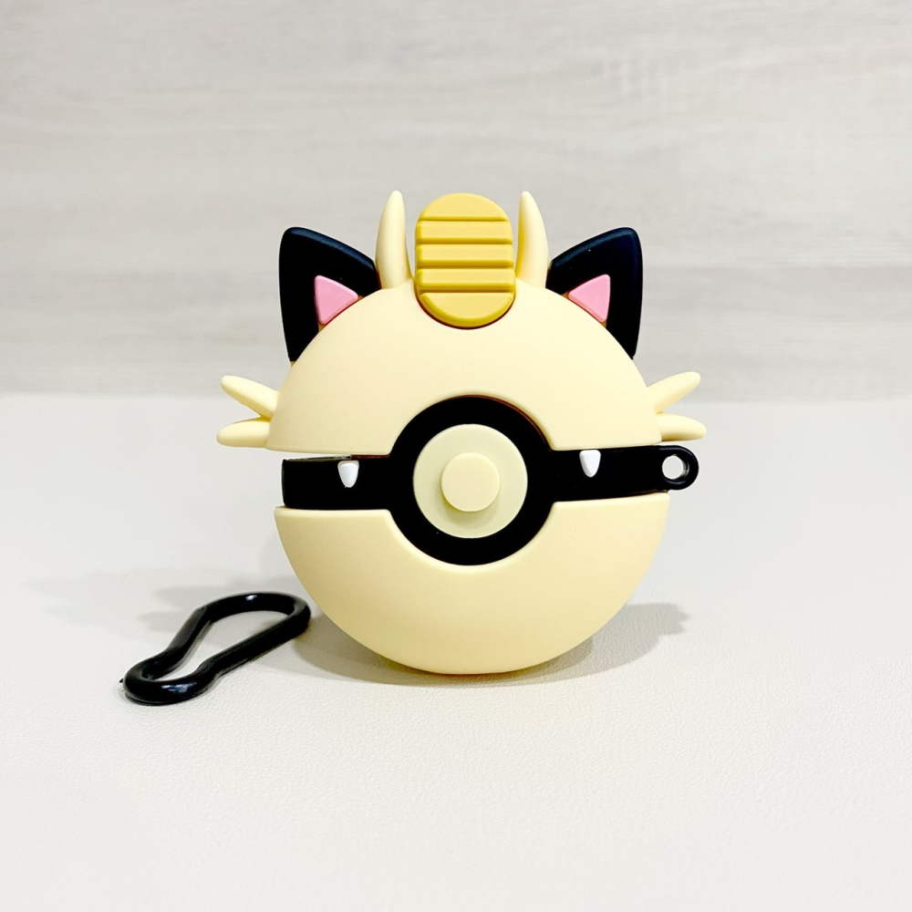 【JE買2送1】造型AirPods保護套 皮卡丘 波克比 喵喵 適用1/2代 Pro 3代-細節圖6