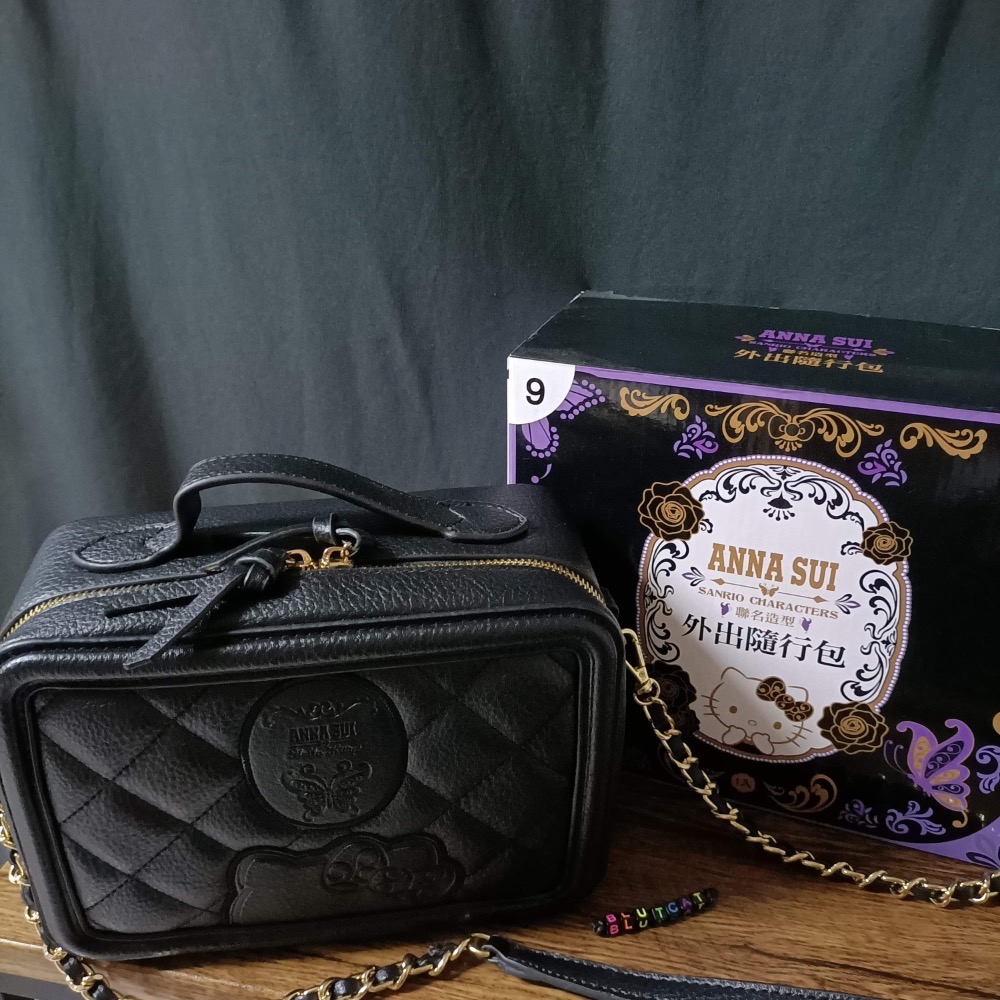 絕版美爆🥀Anna sui安娜蘇鏈條包🖤Hello Kitty 聯名款♠︎正版-細節圖2