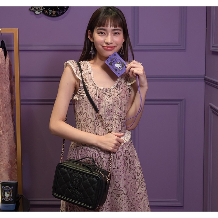 絕版美爆🥀Anna sui安娜蘇鏈條包🖤Hello Kitty 聯名款♠︎正版-細節圖4